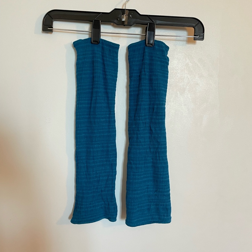 Blue Rubiawear mini leg Warmers